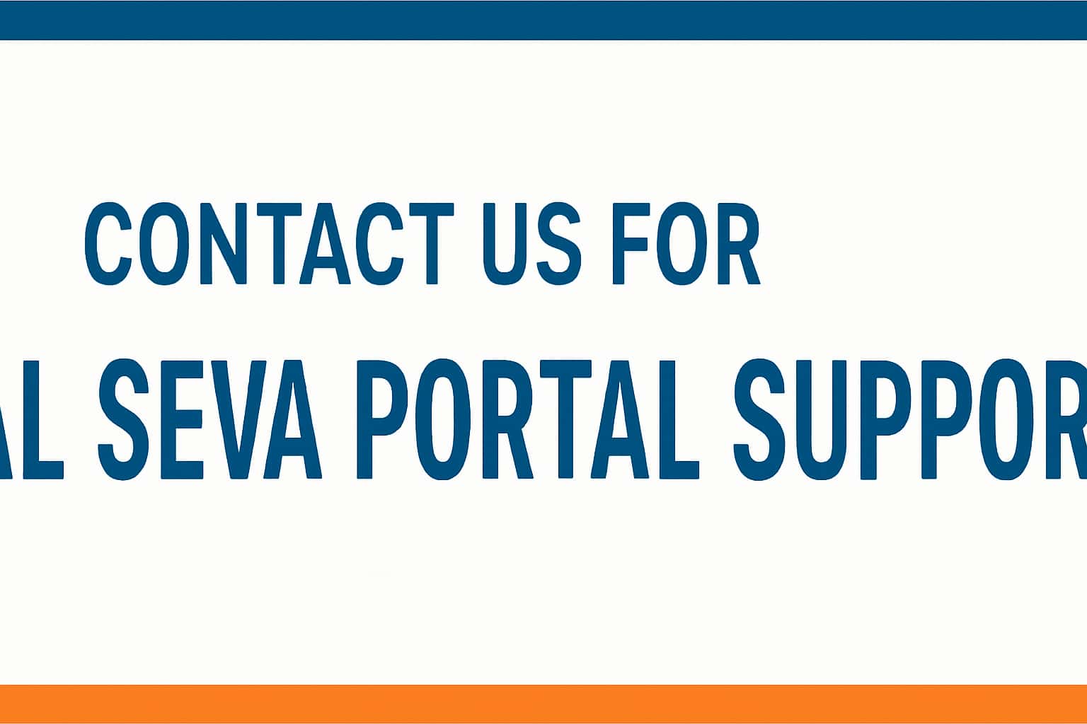 Contact Us for Digital Seva Portal Support